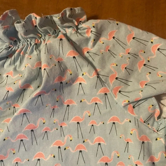 Lime Green boutiques ruffle neck flamingo go dress EUC 2T - Picture 3 of 4